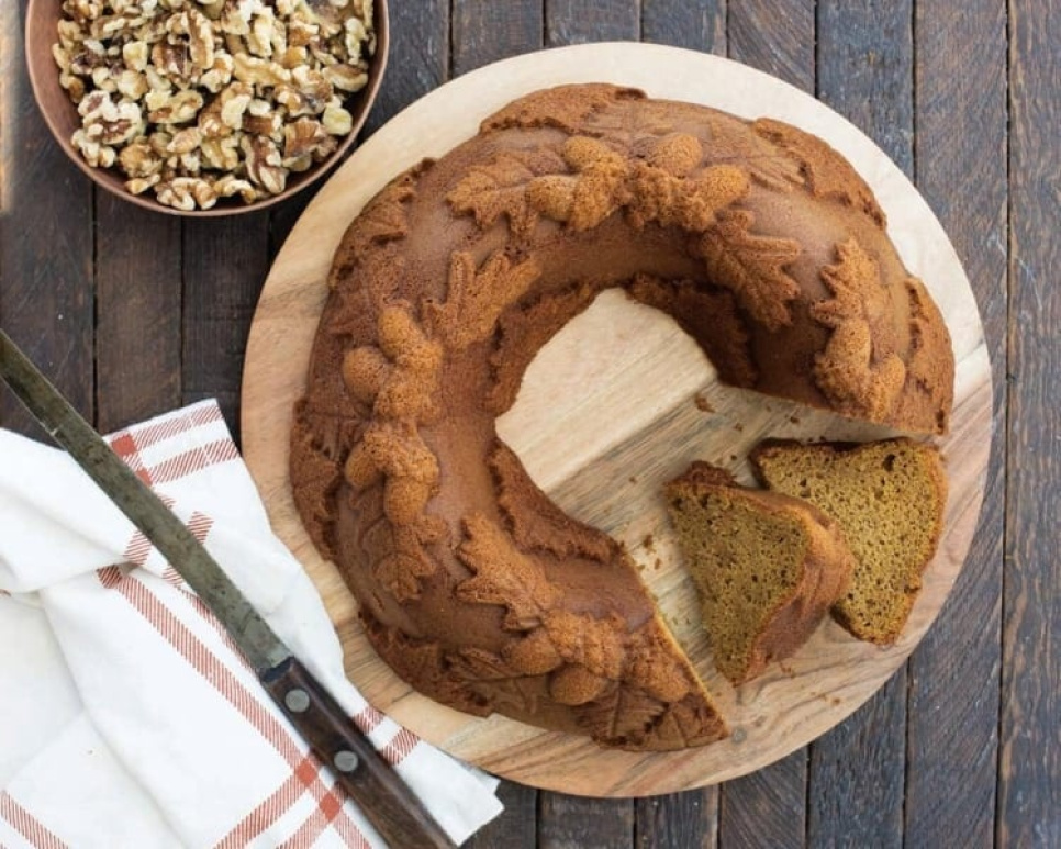 Kakkuvuoka, Höstlöv Bundt Pan - Nordic Ware
