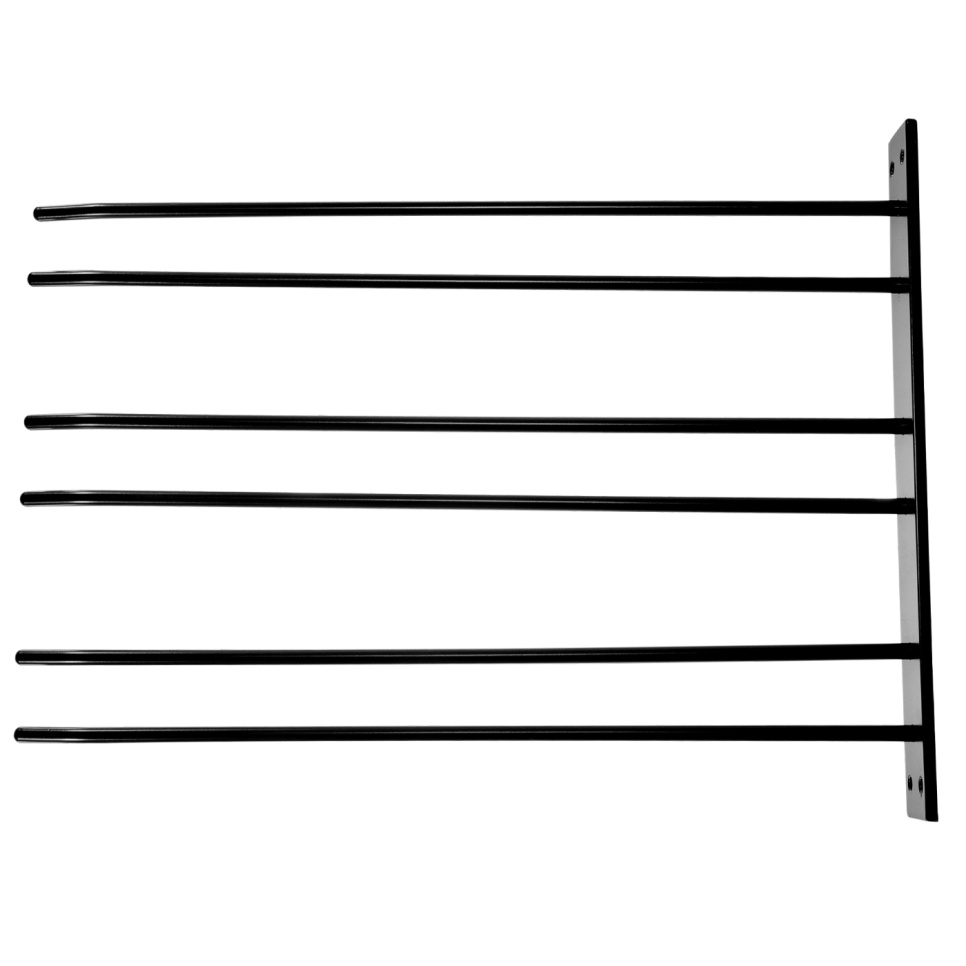 Lasin ripustin seinän kiinnitystä varten - musta, 12 kpl lasia - Hippie de Luxe