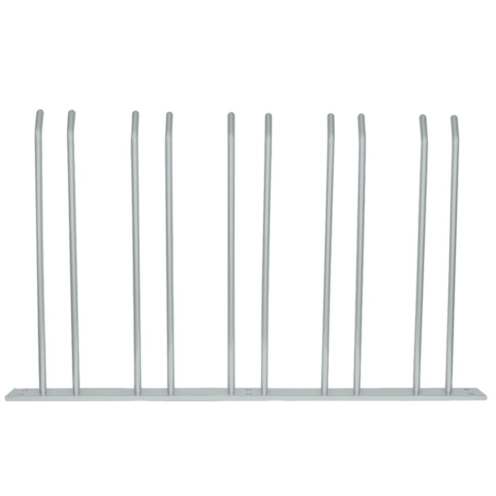 Lasilipustin seinän kiinnitystä varten - hopea, 15 lasia - Hippie de Luxe