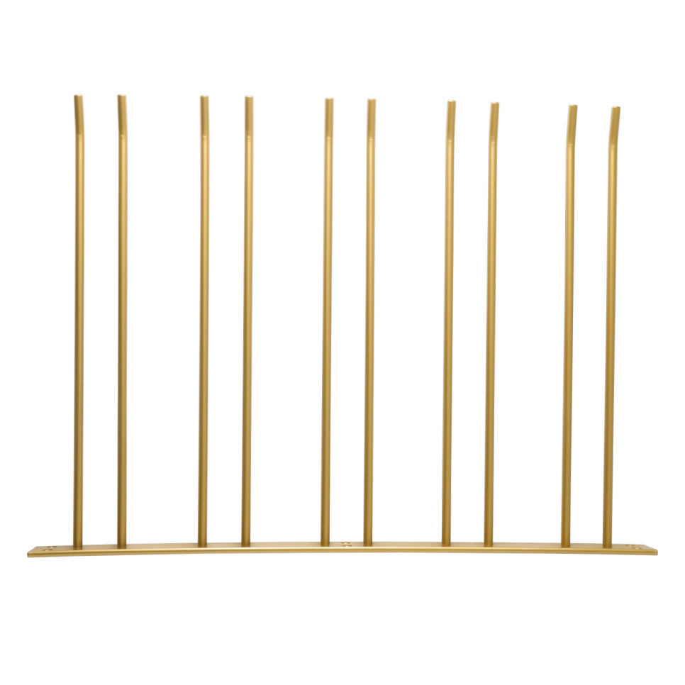 Lasin ripustimet seinäkiinnitykseen - kulta, 20 lasia - Hippie de Luxe