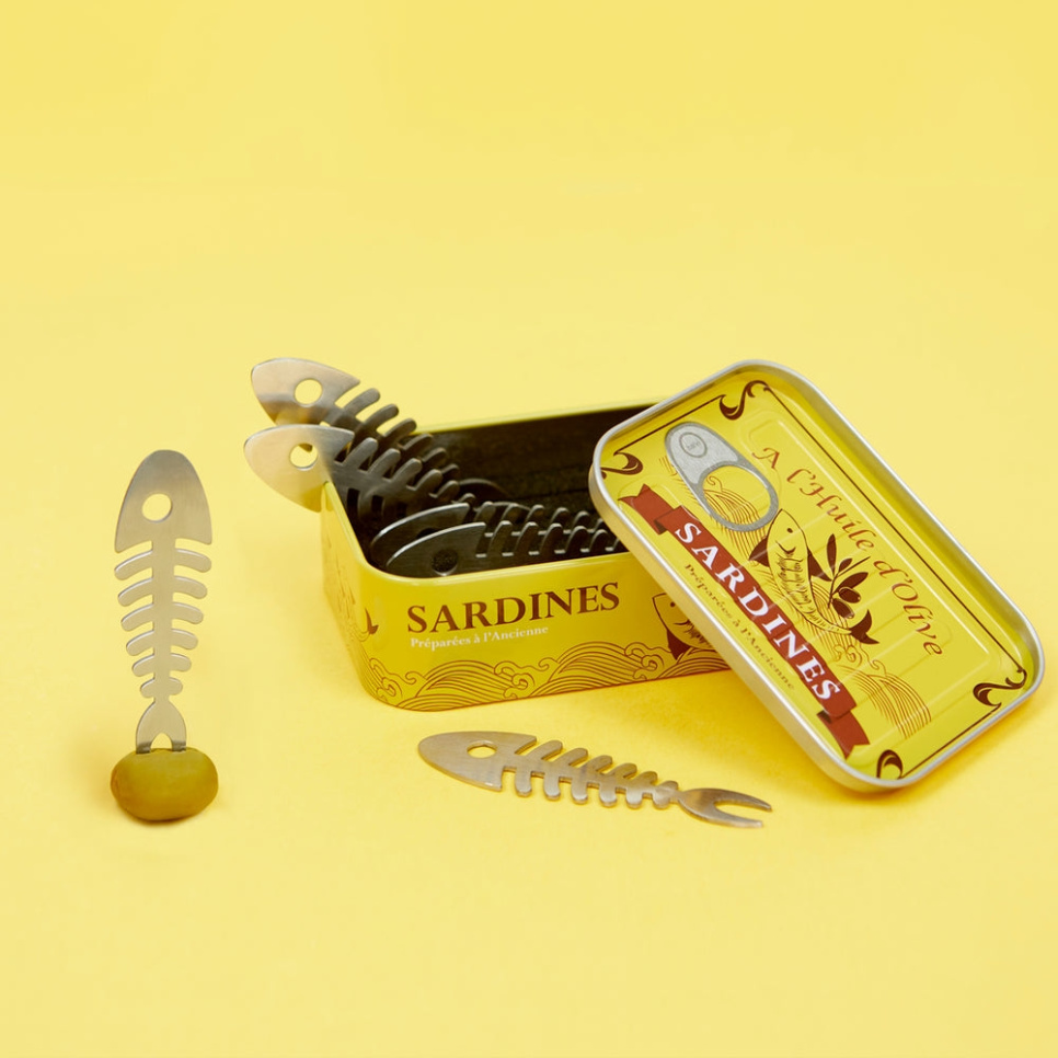 Snackhaarukat, Sardiinit, 6 kpl - Balvi
