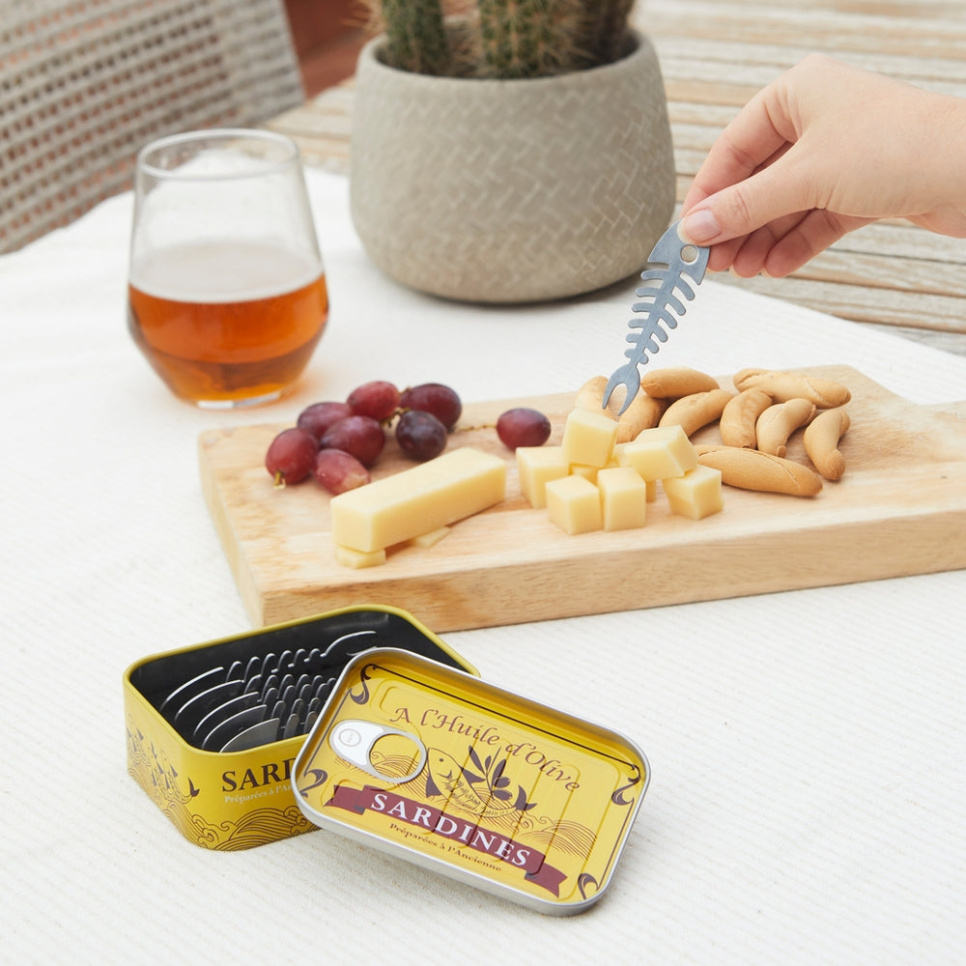 Snackhaarukat, Sardiinit, 6 kpl - Balvi