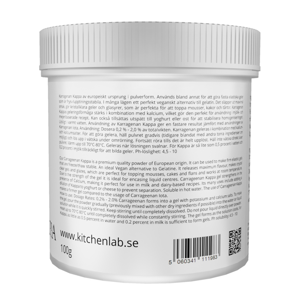 Karrageeni Kappa (E407) - The Kitchen Lab