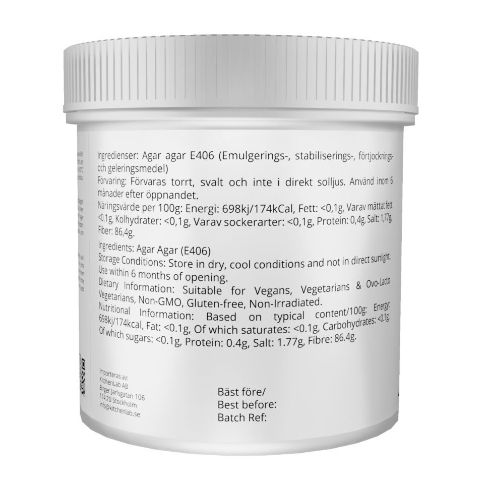 Agar Agar (E406) - The Kitchen Lab