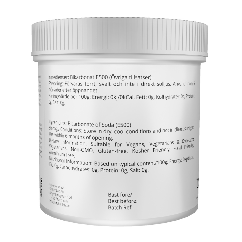 Bikarbonaatti (E500) - The Kitchen Lab