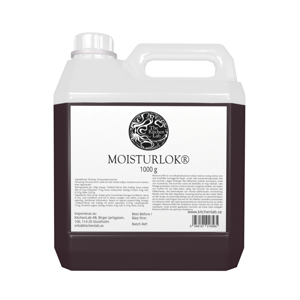 MoisturLOK® (siirappi) - The Kitchen Lab - 1000 g ryhmässä Ruoanlaitto / Molekyyligastronomia / Molekyyliset ainesosat @ KitchenLab (1429-27696)