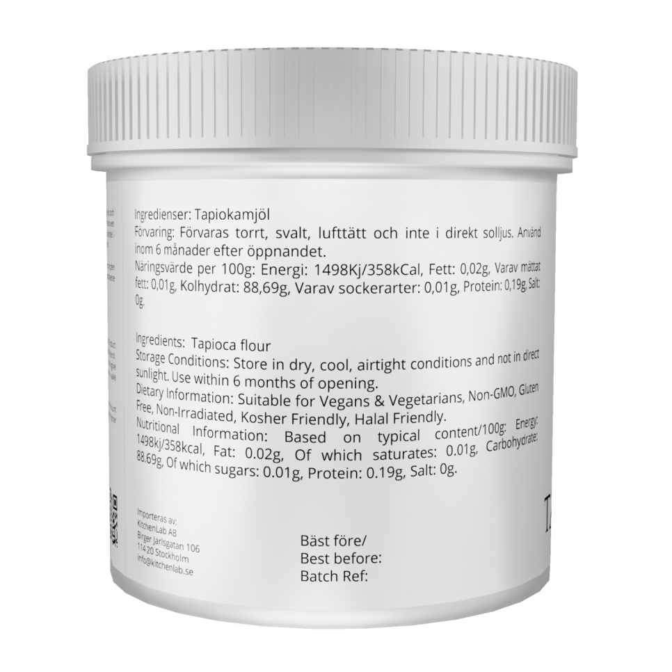 Tapiokatärkkelys - The Kitchen Lab