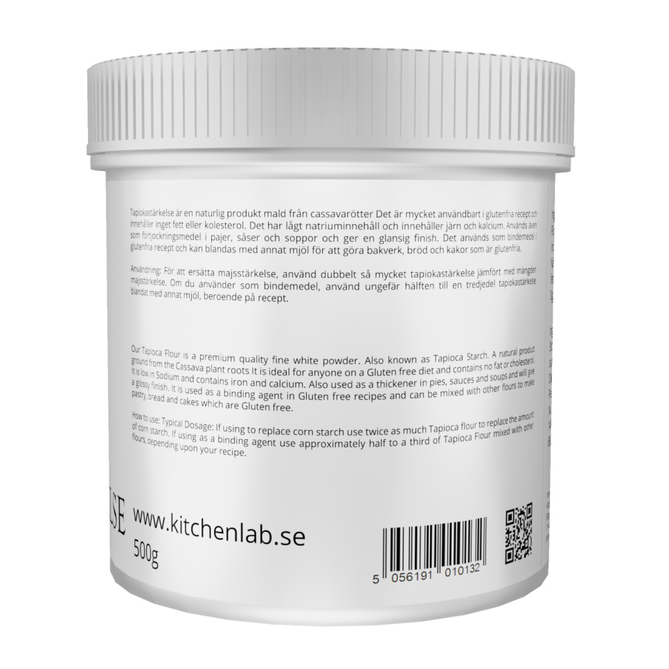 Tapiokatärkkelys - The Kitchen Lab