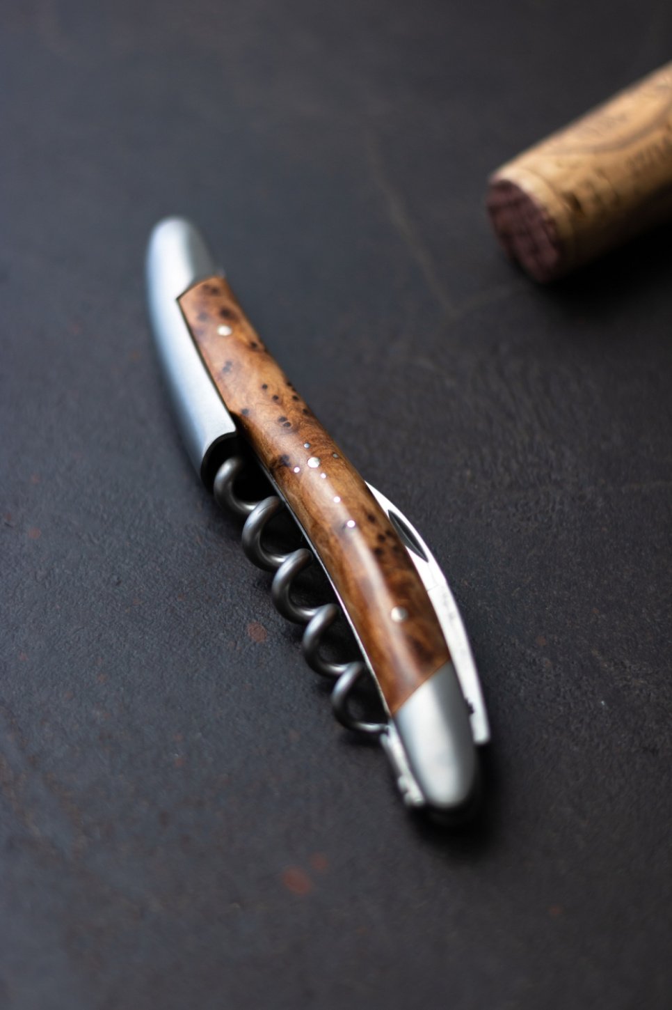 Tuja sommelier-veitsi, kiillotettu, Tradition - Forge de Laguiole