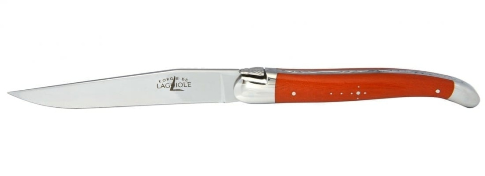 6 käsintehdyn pihviveitsen sarja, micarta-kahvat - Forge de Laguiole 6 käsintehdyn pihviveitsen sarja, micarta-kahvat - Forge de Laguiole