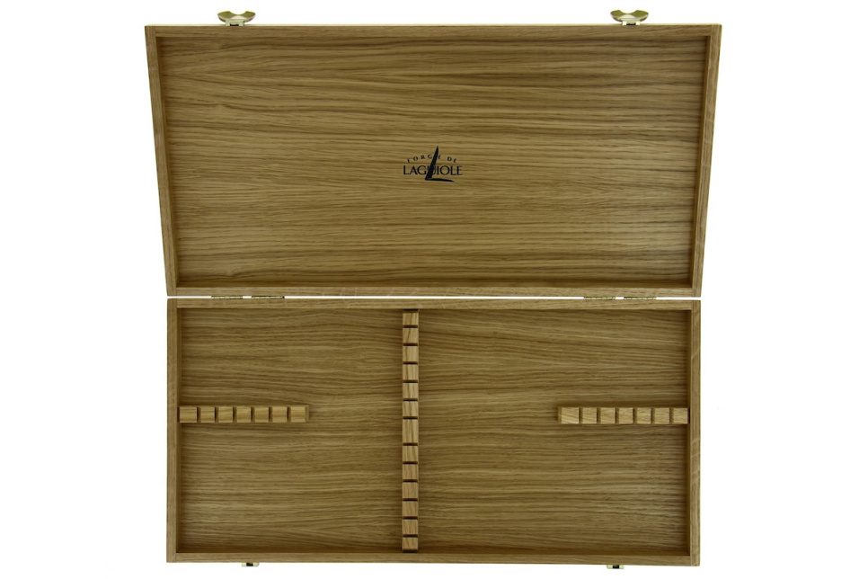 Säilytyslaatikko 03 24 ruokailuvälineelle, tammi - Forge de Laguiole
