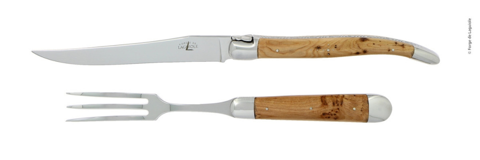 Veistosetti 17 cm, En kahva, kiillotettu, Tradition - Forge de Laguiole ryhmässä Ruoanlaitto / Keittiöveitset / Paistiveitset @ KitchenLab (1446-32947)