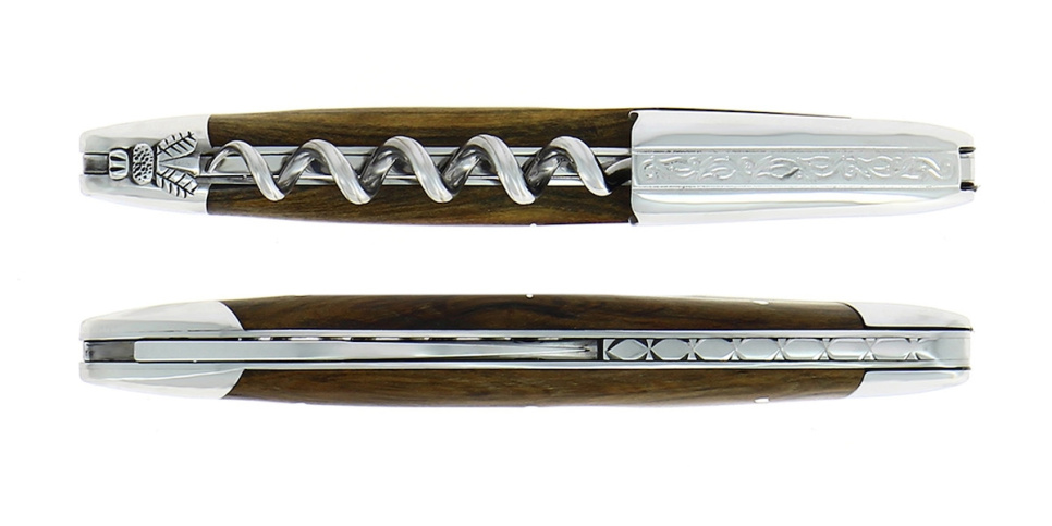 Sommelier veitsi Pistage, damassiinoitu koristeella, kokoelma - Forge de Laguiole