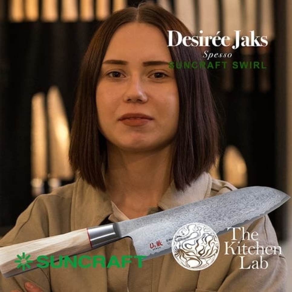 Petty, Kuorintaveitsi, 15 cm - Suncraft Swirl