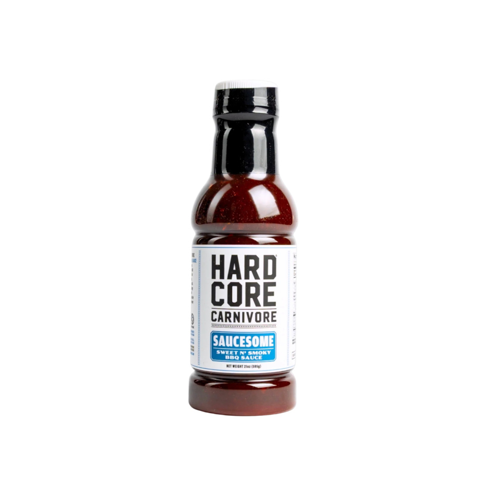 Saucesome BBQ-sauce, 595gr - Hardcore Carnivore ryhmässä Ruoanlaitto / Mausteet & Aromit / Mausteet @ KitchenLab (1451-31750)