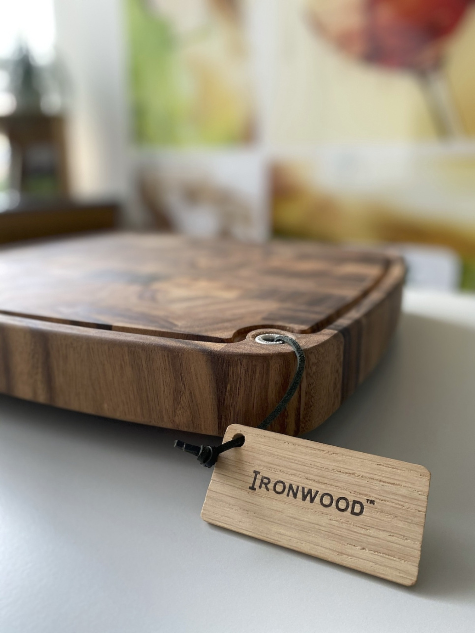 Akasiapuinen teurastuslauta, Gourmet Carolina - Ironwood