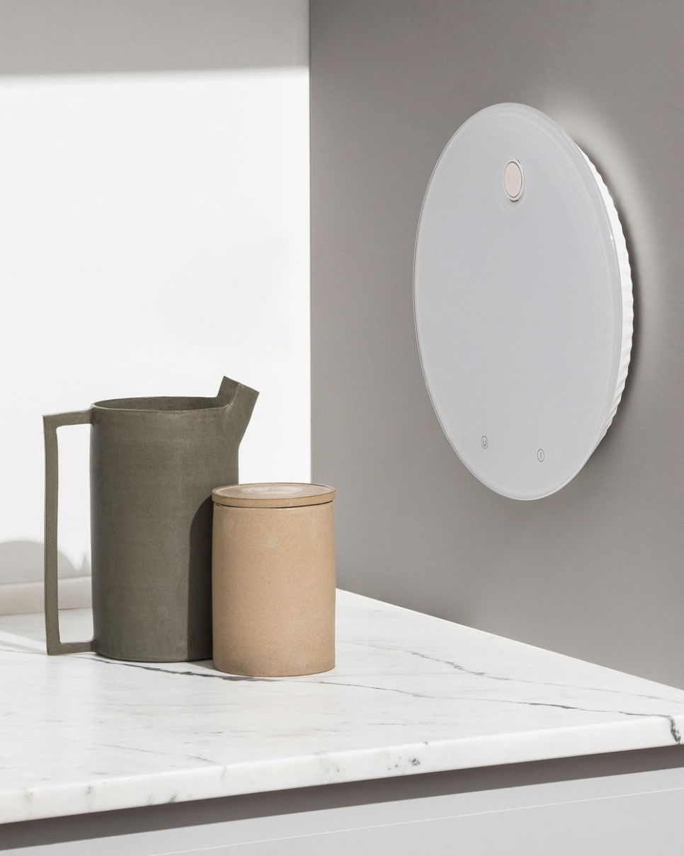 Keittiövaaka, Plissé, valkoinen - Alessi