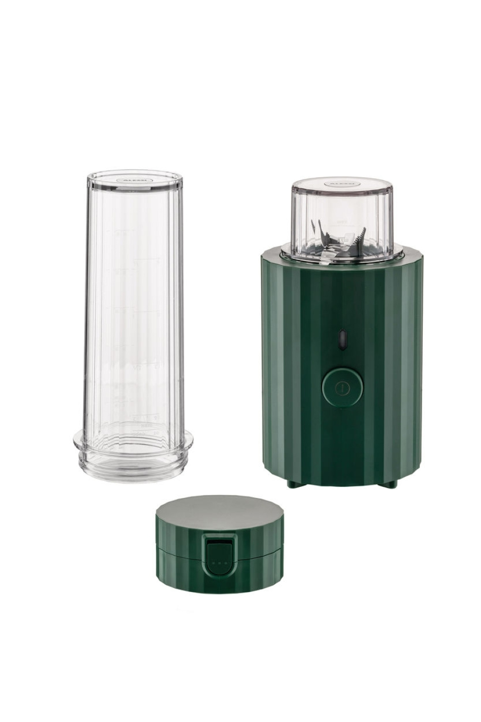 Tehosekoitin / minisekoitin, Plissé, vihreä - Alessi ryhmässä Keittiökoneet / Sekoita & Pilko / Tehosekoittimet @ KitchenLab (1466-31438)