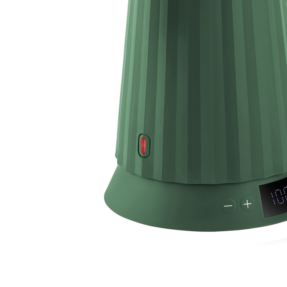 Vedenkeitin lämpötilan säädöllä, Plissé, vihreä - Alessi