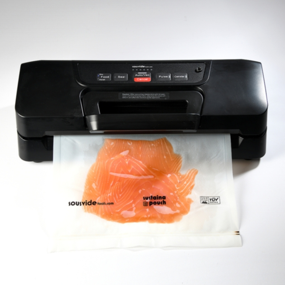 Kompostoituvat tyhjiöpusseja sous vide rullalla, 28 cm x 5 m - SousVideTools Kompostoituvat tyhjiöpusseja sous vide rullalla, 28 cm x 5 m - SousVideTools