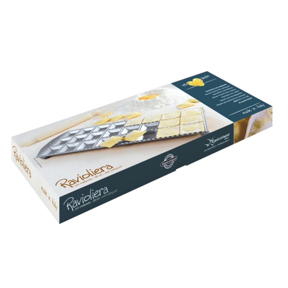 Ravioli-muotti, 24 neliön muotoista kappaletta - Eppicotispai Ravioli-muotti, 24 neliön muotoista kappaletta - Eppicotispai