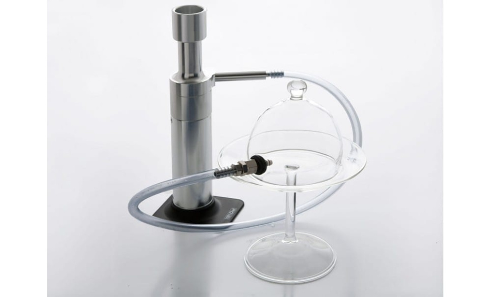 Rubi-kupoli venttiilillä, 9cm ja jalallisella lasivadilla, 13cm - 100% Chef