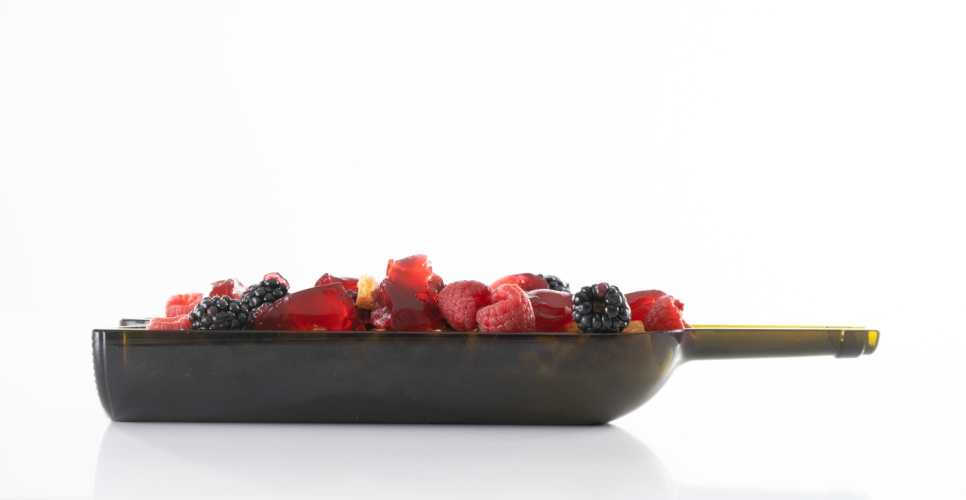 Lautanen, puolipullo Bordeaux\'ta, 6 kpl - 100 % Chef