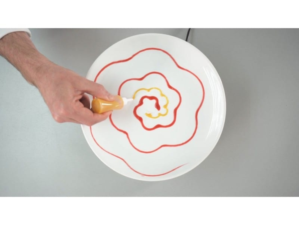 LP-lautanen, posliini, 4 kpl - 100% Chef