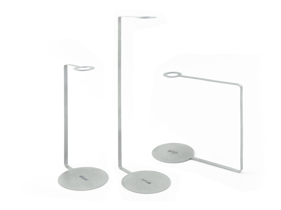 Ruostumattomasta teräksestä valmistettu teline VOM lautaselle, 6 kpl - 100 % Chef Ruostumattomasta teräksestä valmistettu teline VOM lautaselle, 6 kpl - 100 % Chef