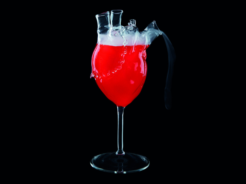 Cocktaillasi, anatominen sydän - 100% Chef