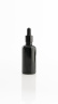 Musta lasinen pipettipullo pipetillä, 50ml - 100% Chef