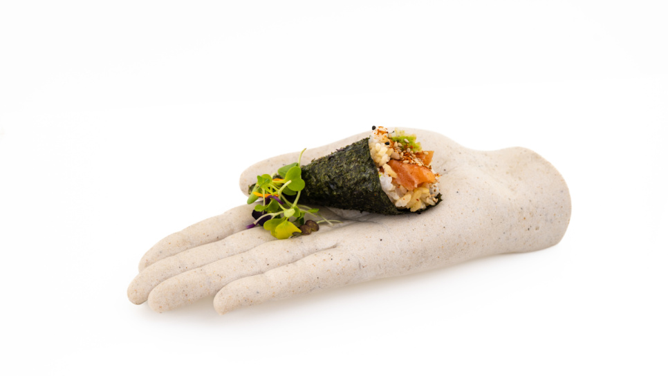 Tarjoiluastia marmorijäljitelmästä, käsi - 100% Chef Tarjoiluastia marmorijäljitelmästä, käsi - 100% Chef