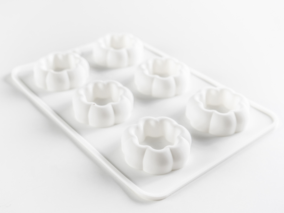 Silikonimuotti koristeluun, Kukkakulho - 100% Chef