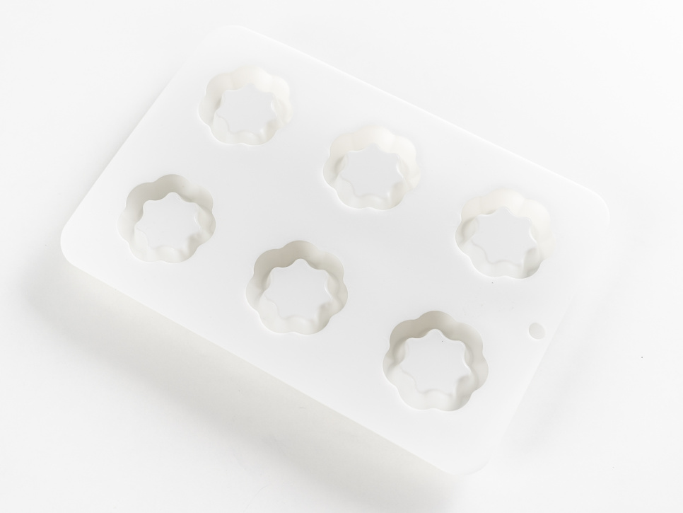 Silikonimuotti koristeluun, Kukkakulho - 100% Chef