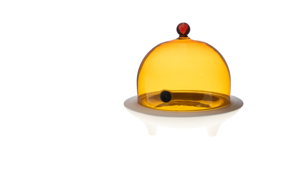 Savupistoolin lasikello ø18 cm, Amber - 100% Chef Savupistoolin lasikello ø18 cm, Amber - 100% Chef