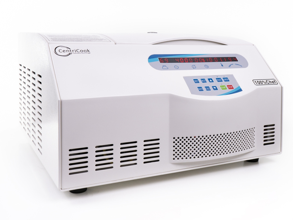 CentriCook Chiller, sentrifugi ruoanlaittoon ja juomiin jäähdytystoiminnolla - 100% Chef CentriCook Chiller, sentrifugi ruoanlaittoon ja juomiin jäähdytystoiminnolla - 100% Chef