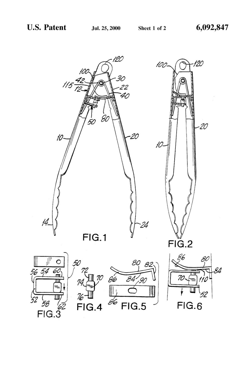Lukittavat keittiöpihdit - Rösle