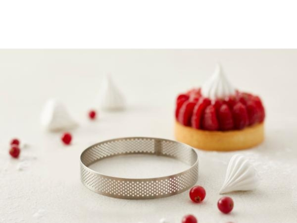 Rei\'itetty reikärengas 8 x 2 cm - Blomsterberg