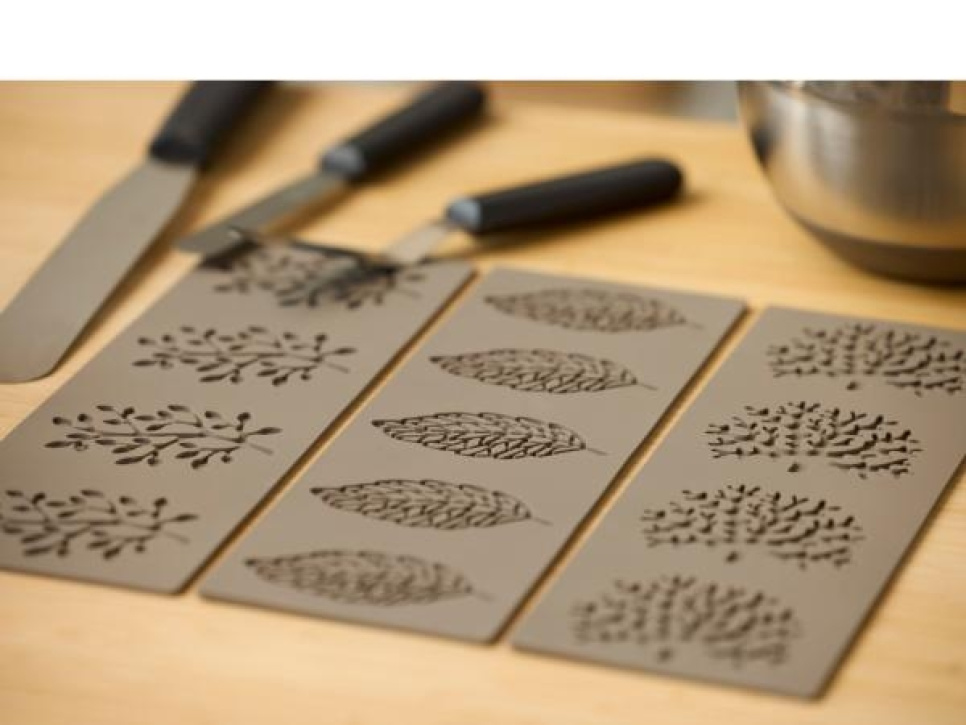 Silikonimuotti tuileja varten, Leaf - Blomsterberg