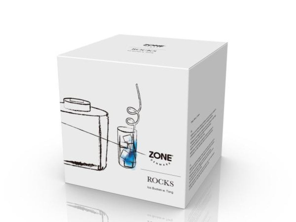 Jääkauha jääpihdeillä, kivet - Zone Tanska