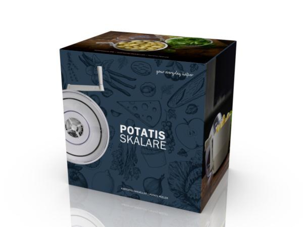 Käsikäyttöinen perunankuorija – Toiminto Käsikäyttöinen perunankuorija – Toiminto