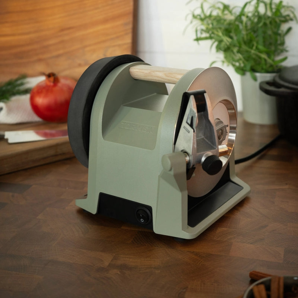 Tormek T-1 Sähköinen veitsenteroitin, Ash Green