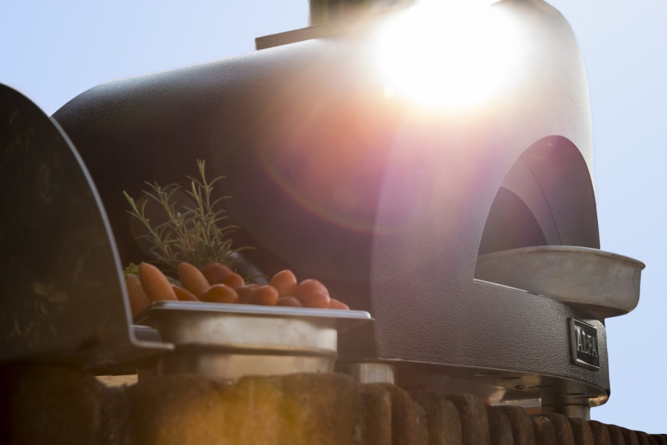 Pizzauuni Nano, Kaasu, Kuparinvärinen - Alfa Forni