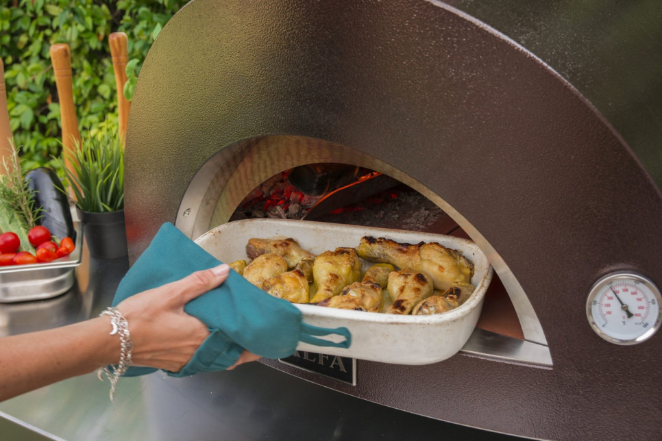 Pizzauuni Nano, Puulämmitteinen, Kuparinvärinen - Alfa Forni