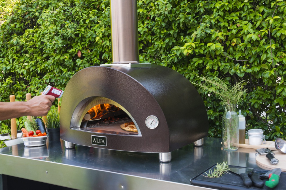 Pizzauuni Nano, Puulämmitteinen, Kuparinvärinen - Alfa Forni