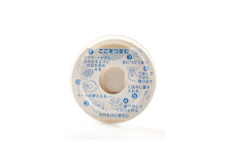 Pyöreä oblaatti, 9 cm, 100 kpl ryhmässä Ruoanlaitto / Molekyyligastronomia / Molekyyliset ainesosat @ KitchenLab (1599-33525)