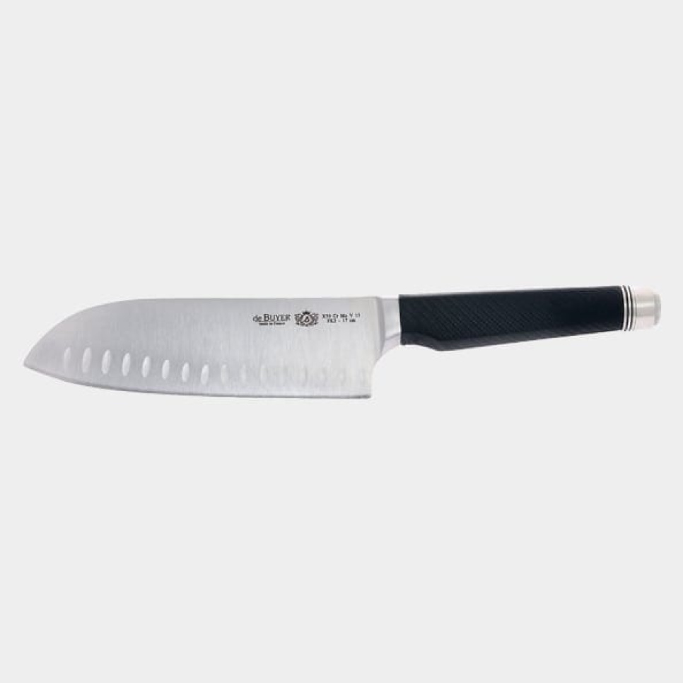 Santoku veitsi, 17 cm - de Buyer ryhmässä Ruoanlaitto / Keittiöveitset / Santoku-veitset @ KitchenLab (1602-13204)