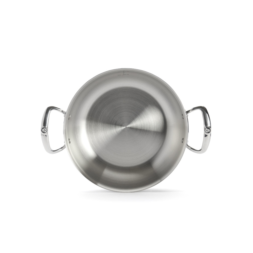 Matala paahtova muhennos kansi- ja pyöristetyillä reunoilla, 28 cm, affiniteetti - de Buyer