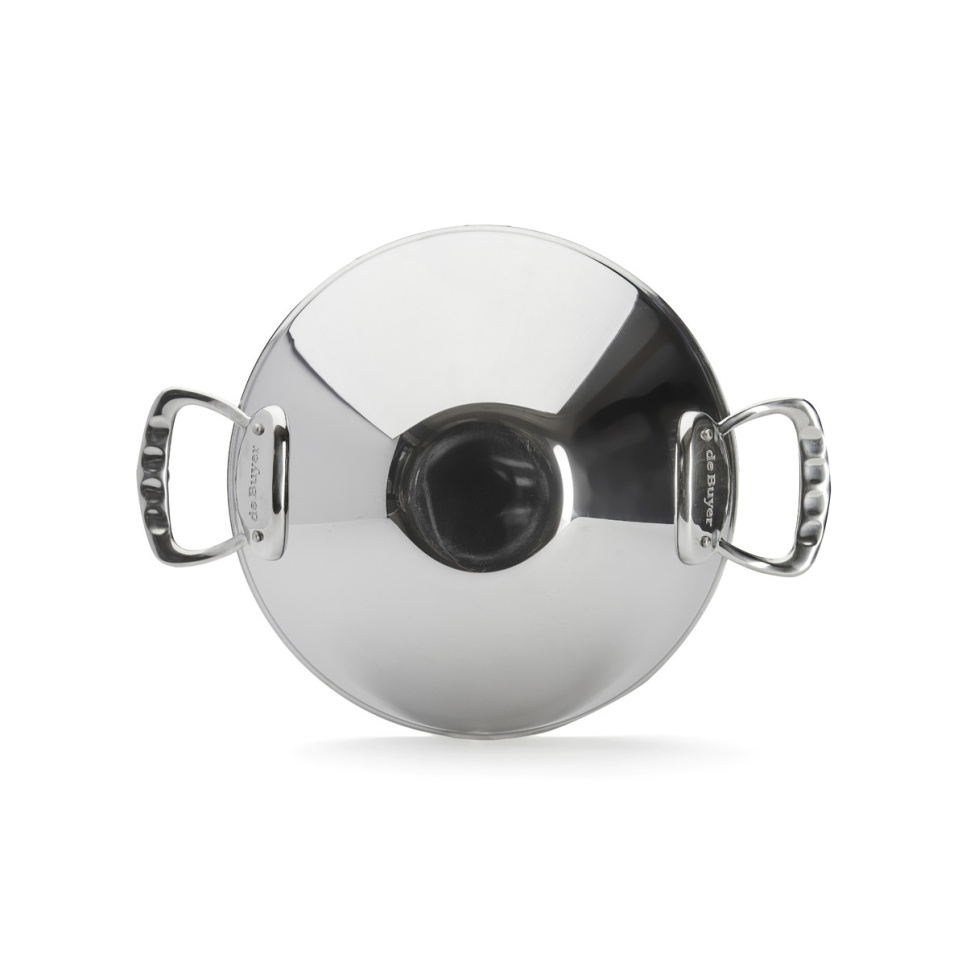 Wok ruostumattomasta teräksestä kahdella kahvalla, 32 cm, affiniteetti - de Buyer