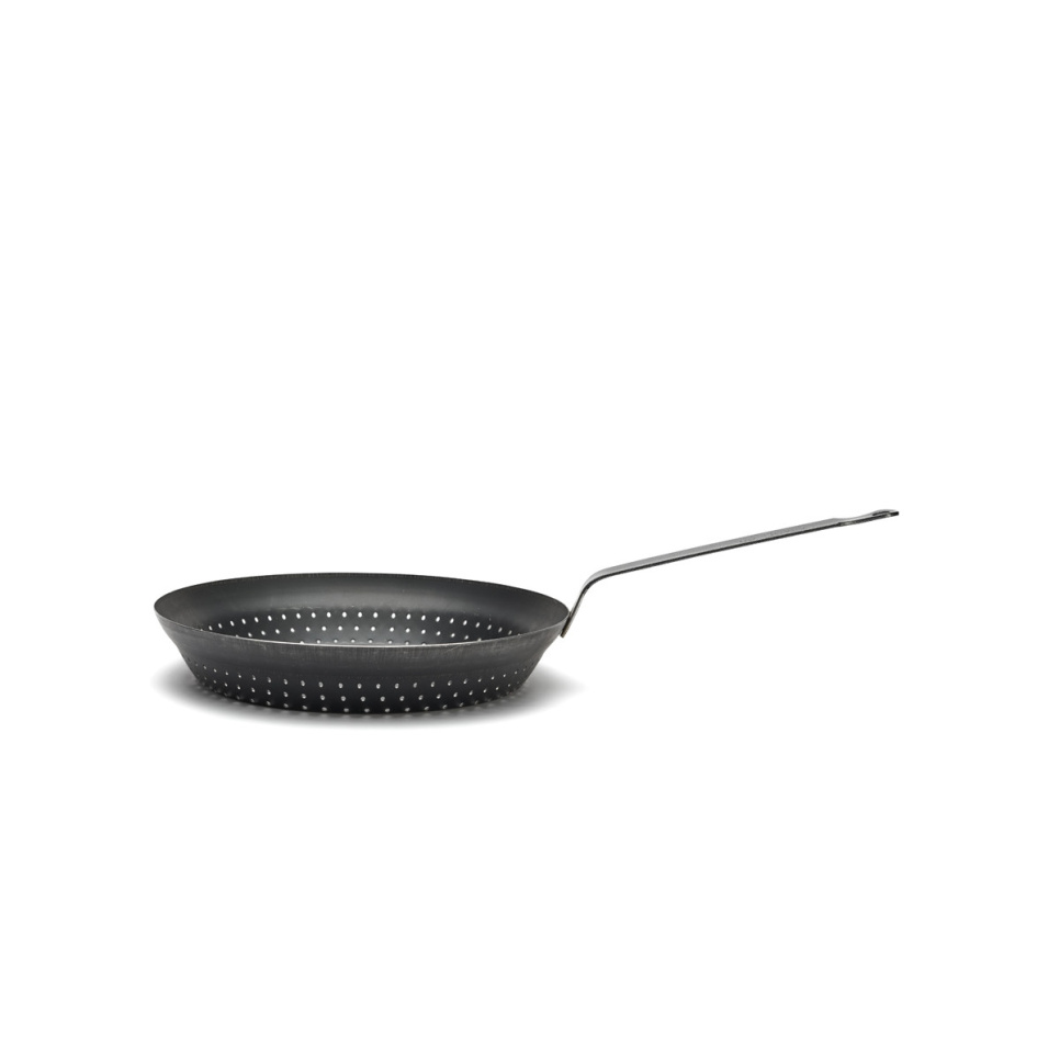 Kastanjun kattila, jossa sivupuhallus, 28 cm - de Buyer Kastanjun kattila, jossa sivupuhallus, 28 cm - de Buyer